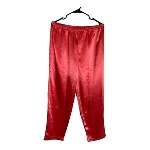 Vintage Gold Label Victoria Secret Orange Satin Pajamas Pant Size P (S)